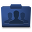 Blue Groups Icon 32x32 png